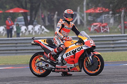Marquez: "Saya mencoba mengurangi risiko terjatuh"