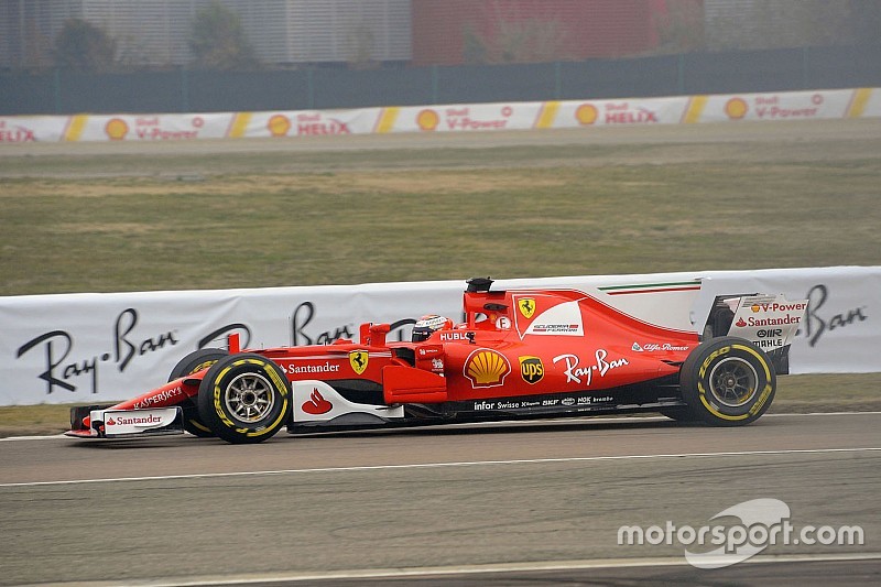 Im Ferrari SF70H: Kimi Räikkönen unterbietet persönliche Bestzeit