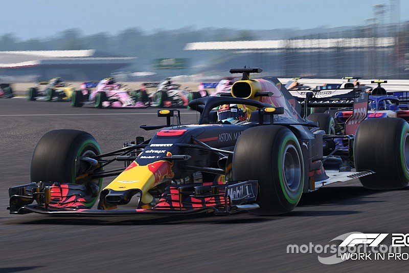 F1 2018: egy esős futam a játékban Suzukában