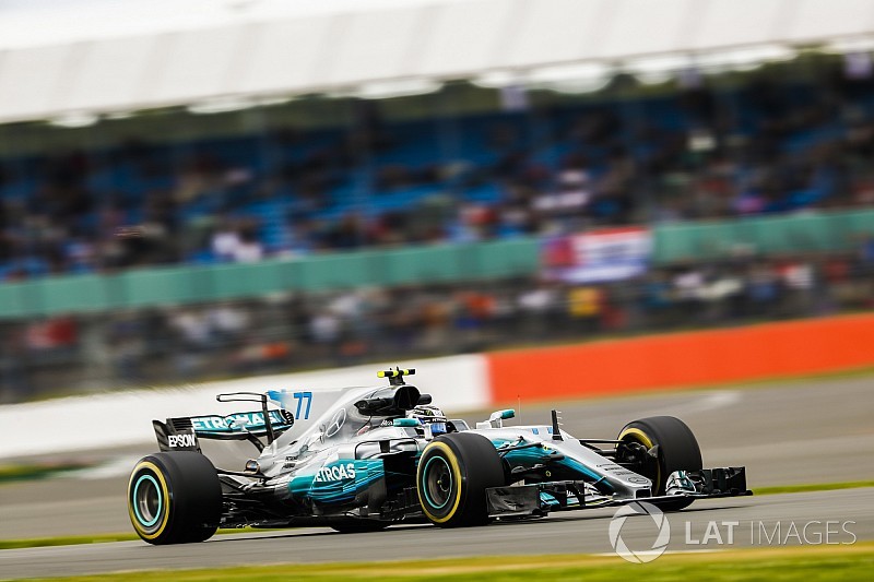 GP Inggris: Mercedes 1-2, Bottas masih yang tercepat di latihan kedua