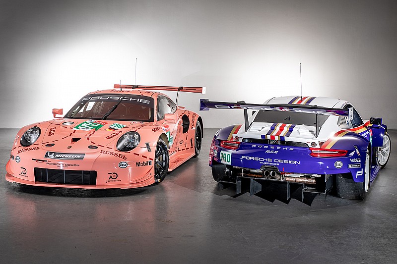 Porsche in Le Mans 2018 auf Vintage-Trip: Blau oder Sau?
