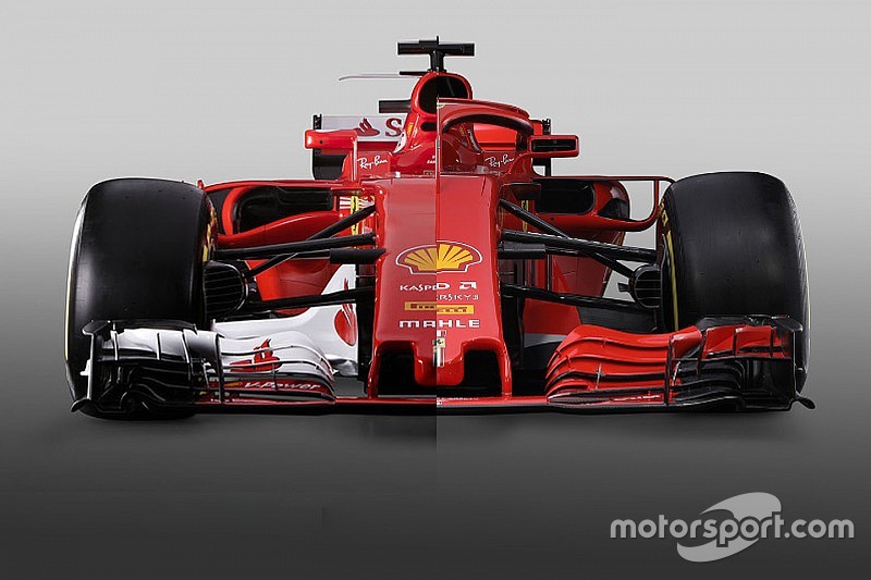 6 слайдерів: порівняння нової і торішньої машин Ф1 Ferrari