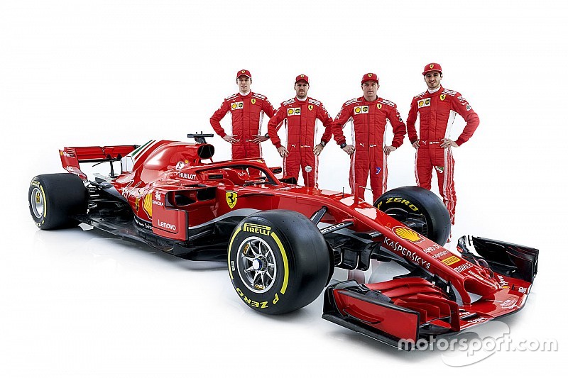 Ferrari: alla presentazione della SF71H c'erano anche Giovinazzi e Kvyat