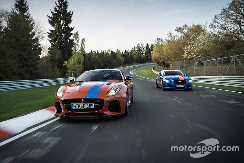 Los Jaguar F-TYPE SVR y XJR575 te esperan en Nürburgring