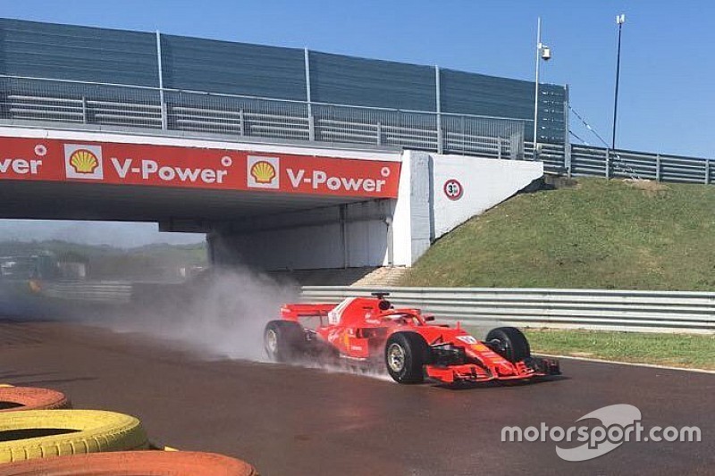 F1 test Pirelli: per Giovinazzi 124 giri sulla Ferrari con le intermedie