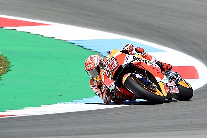 FP4 MotoGP Belanda: Marquez tercepat, Rossi terjatuh