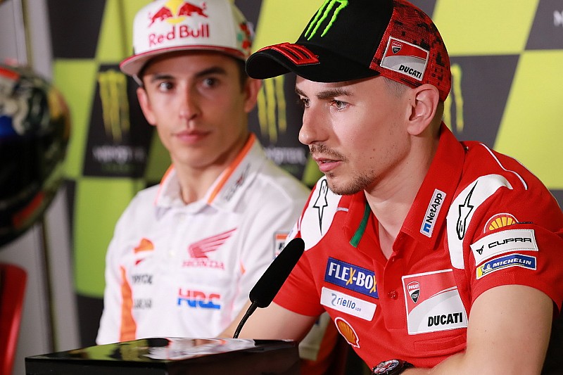 Honda: Managen van Marquez en Lorenzo wordt