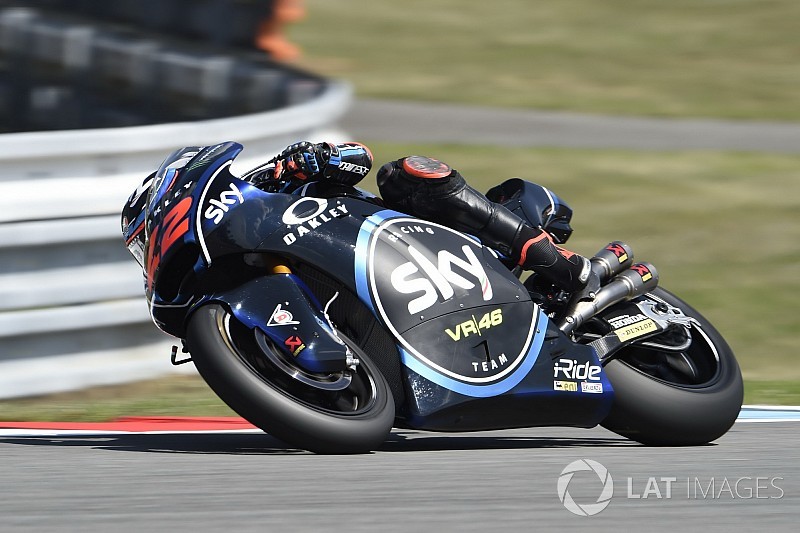 Moto2 Brno: Bagnaia voert het veld aan in derde training