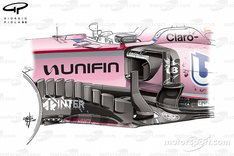 Formel-1-Technik: Force Indias Mexiko-Update unter der Lupe