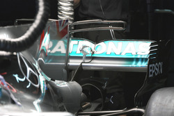 Mercedes F1 W08 rear wing