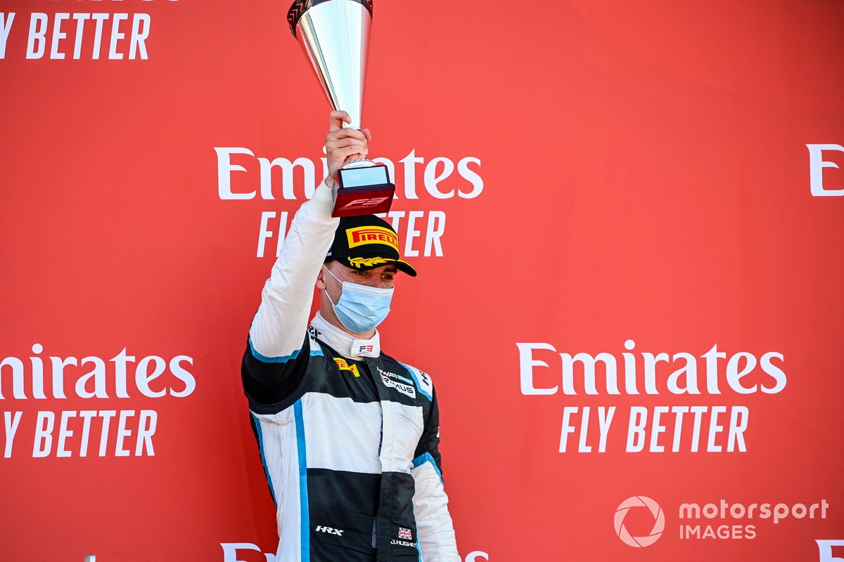 Jake Hughes, HWA Racelab di podium