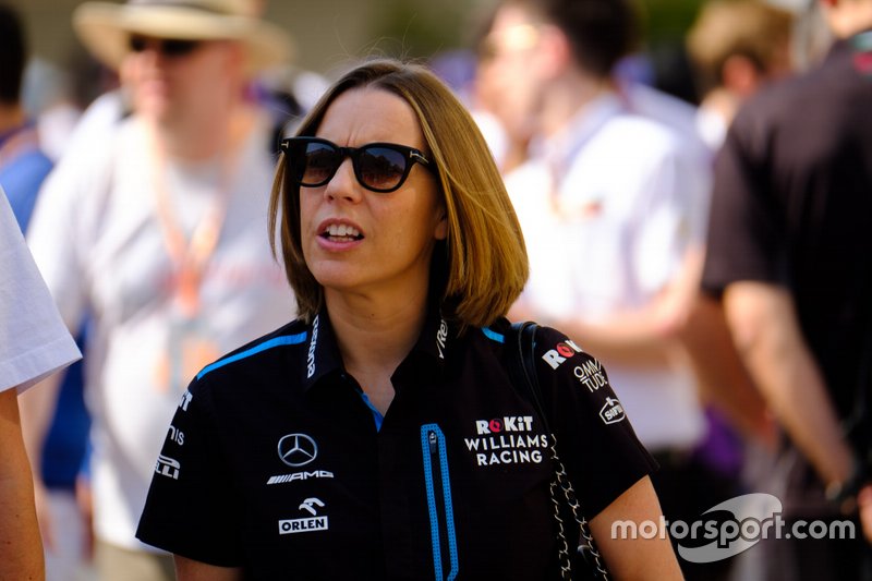 Claire Williams, Deputy Team Principal, Williams Racing