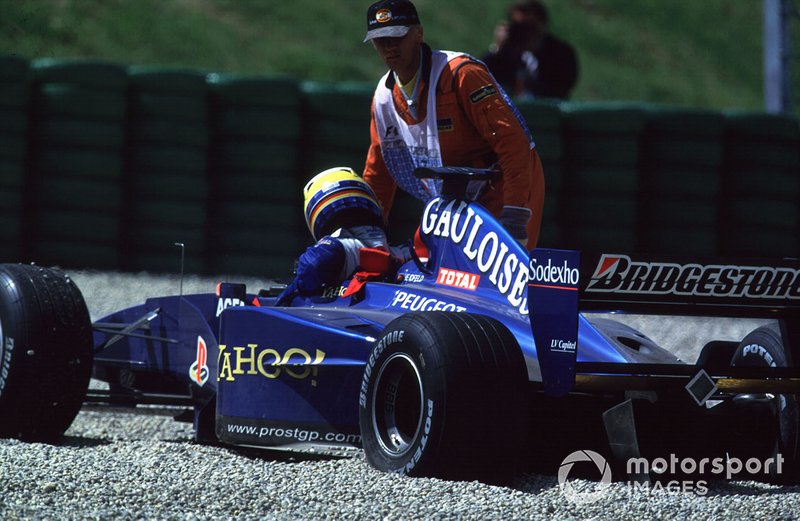 Abandon de Nick Heidfeld, Prost AP03 Peugeot