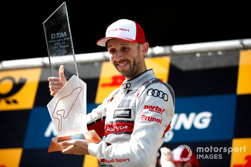 Podium: René Rast, Audi Sport Team Rosberg