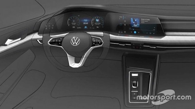 Тізер VW Golf 2020 року