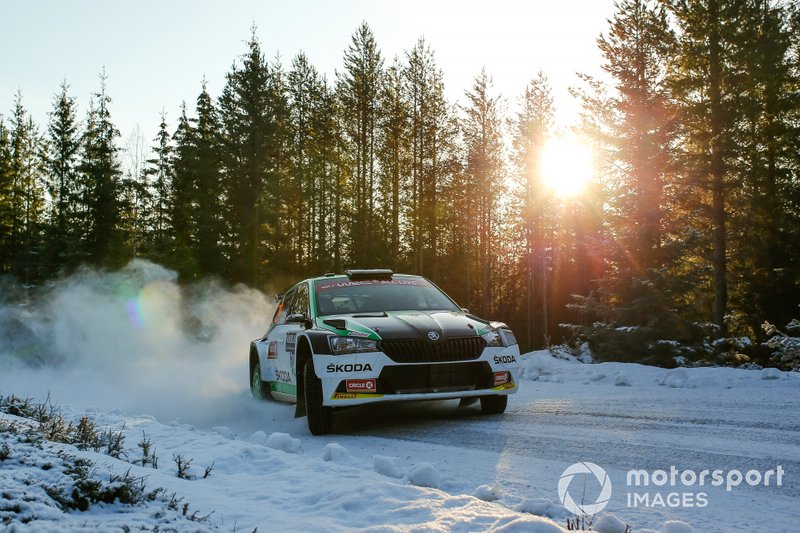 Oliver Solberg, Aaron Johnston, Skoda Fabia Evo