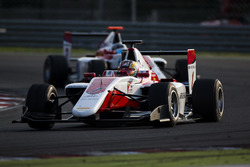 Charles Leclerc, ART Grand Prix leads Alexander Albon, ART Grand Prix