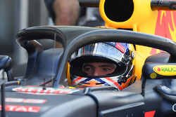Max Verstappen, Red Bull Racing halo ile