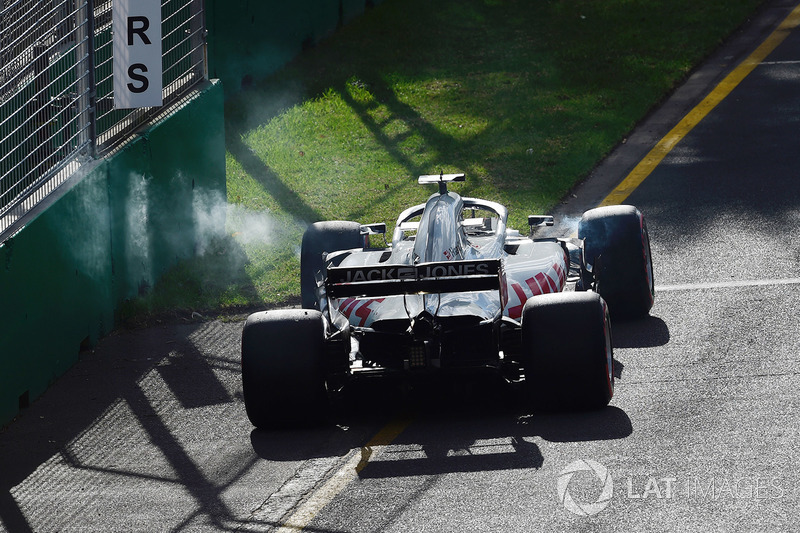 Romain Grosjean, Haas F1 Team VF-18 dopo il ritiro