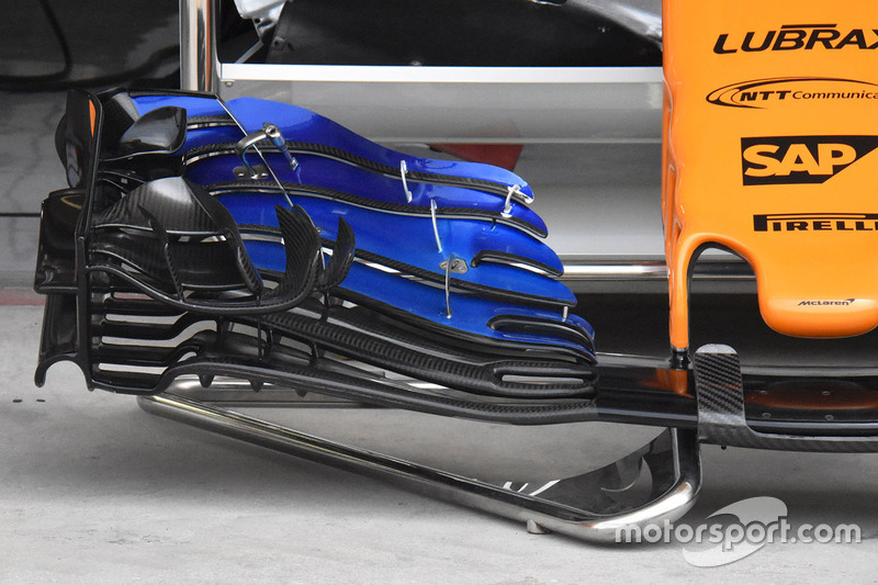 McLaren MCL33 ön kanat detay