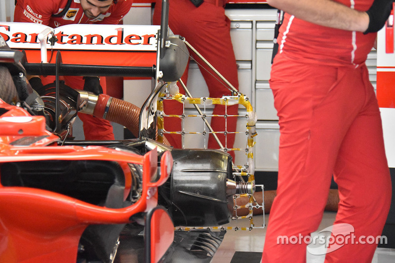 Ferrari SF70H arka sensör