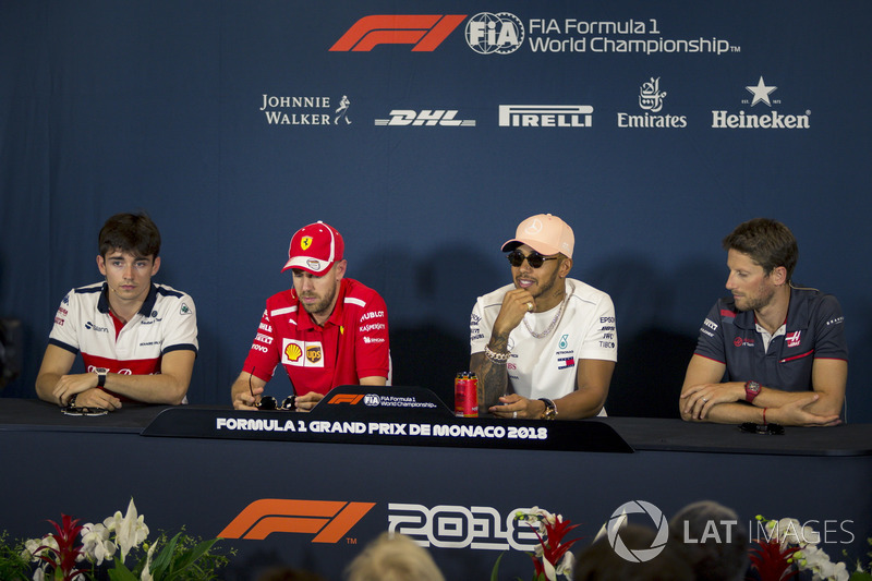 Шарль Леклер, Sauber, Себастьян Феттель, Ferrari, Льюіс Хемілтон, Mercedes, Ромен Грожан