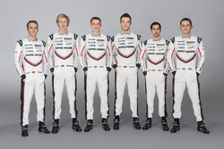 Porsche Team: Timo Bernhard, Brendon Hartley, Earl Bamber, André Lotterer, Neel Jani, Nick Tandy