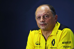 Frederic Vasseur, Renault Sport F1 Team race directeur in de persconferentie