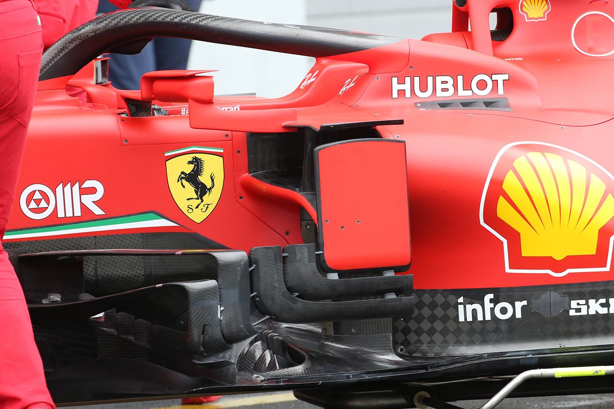 Область дефлекторов Ferrari SF1000, Айфельский Гран При