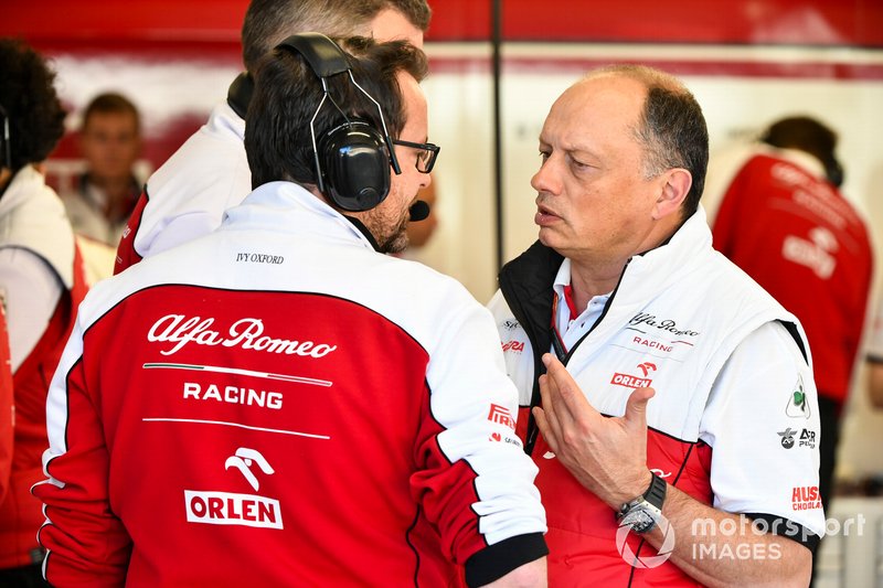 Frederic Vasseur, jefe de Alfa Romeo Racing.