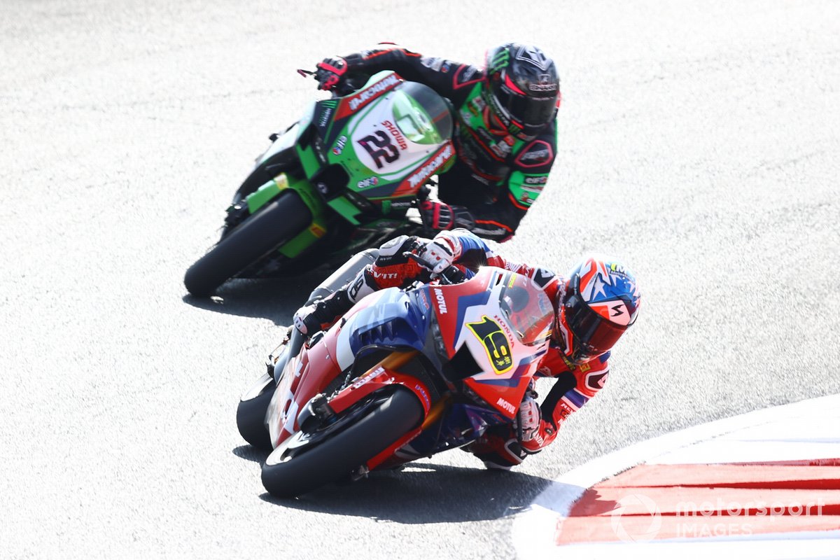Alvaro Bautista, Team HRC, Alex Lowes, Kawasaki Racing Team WorldSBK