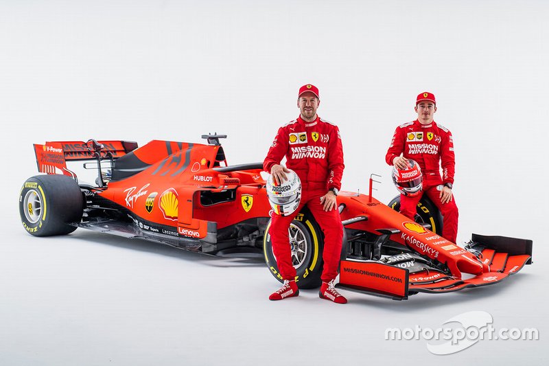 Charles Leclerc, Ferrari, Sebastian Vettel, Ferrari avec la Ferrari SF90