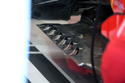 Ferrari SF70-H, dettaglio posteriore del fondo
