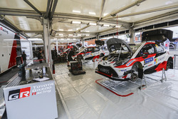 Toyota Racing team area