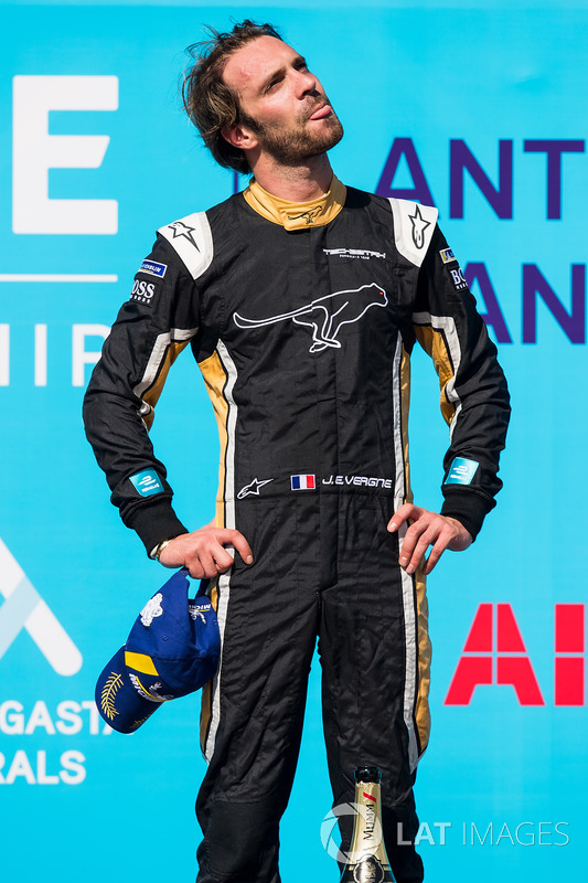 Race winner Jean-Eric Vergne, Techeetah