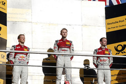Champions Podium: Champion René Rast, Audi Sport Team Rosberg, Audi RS 5 DTM, second place Mattias E