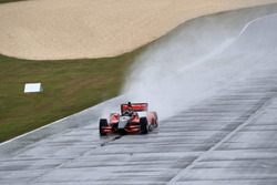 Arie Luyendyk Jr. and Channing Tatum pre-race ride in the Honda 2-seat IndyCar