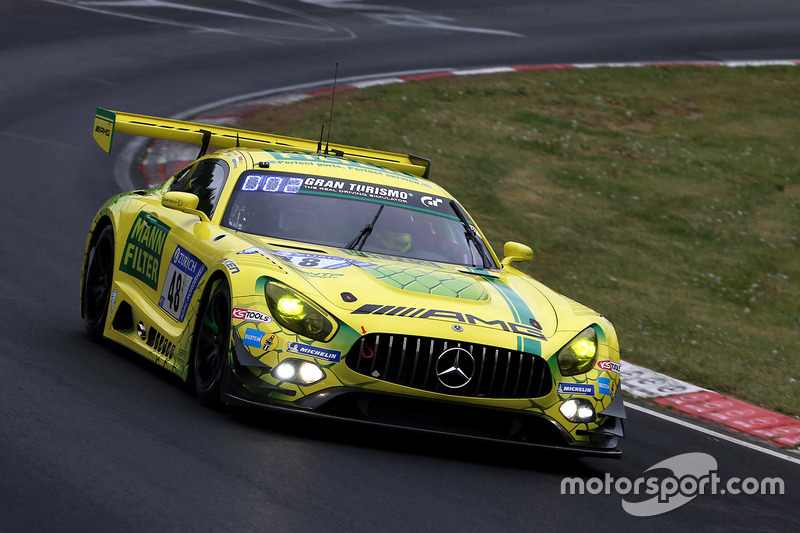 8. #48 Mercedes-AMG Team Mann Filter Mercedes-AMG GT3: Christian Hohenadel, Indy Dontje, Maximilian Götz, Renger van der Zande
