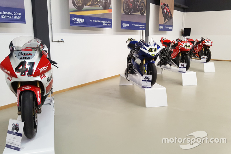 Moto Yamaha in mostra al Yamaha Superbike Temple