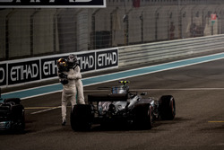 Race winner Second place Valtteri Bottas, Mercedes AMG F1 Lewis Hamilton, Mercedes AMG F1, celebrate