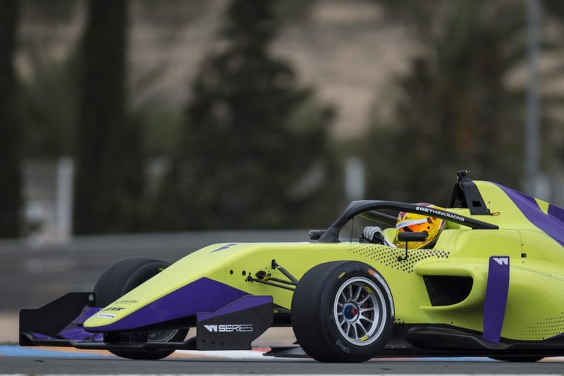 W Series testing, day 1