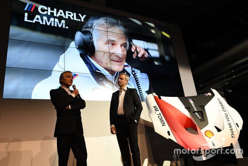 Charly Lamm con Jens Marquardt, director de BMW Motorsport