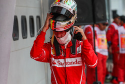 Sebastian Vettel, Ferrari, parc ferme