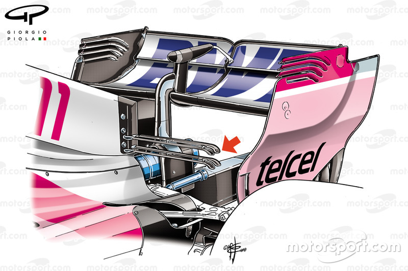 Force India, dupla T-szárny, Monaco