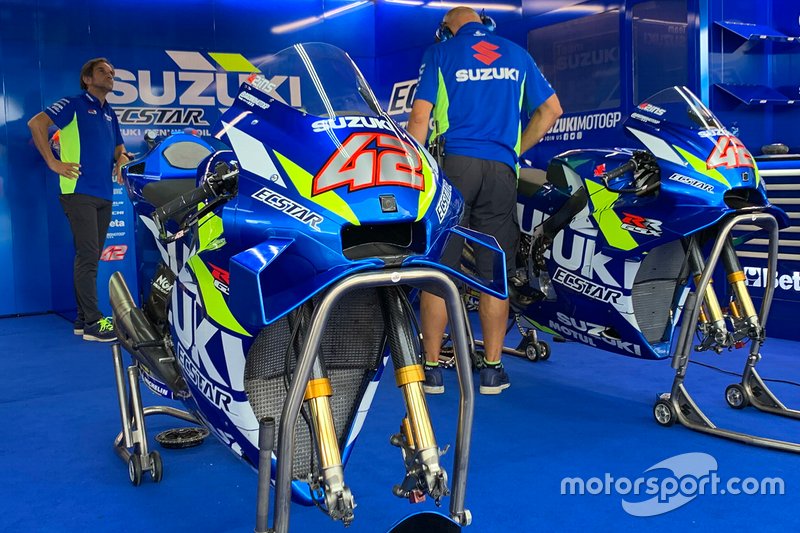 Dettaglio della carena del Team Suzuki MotoGP