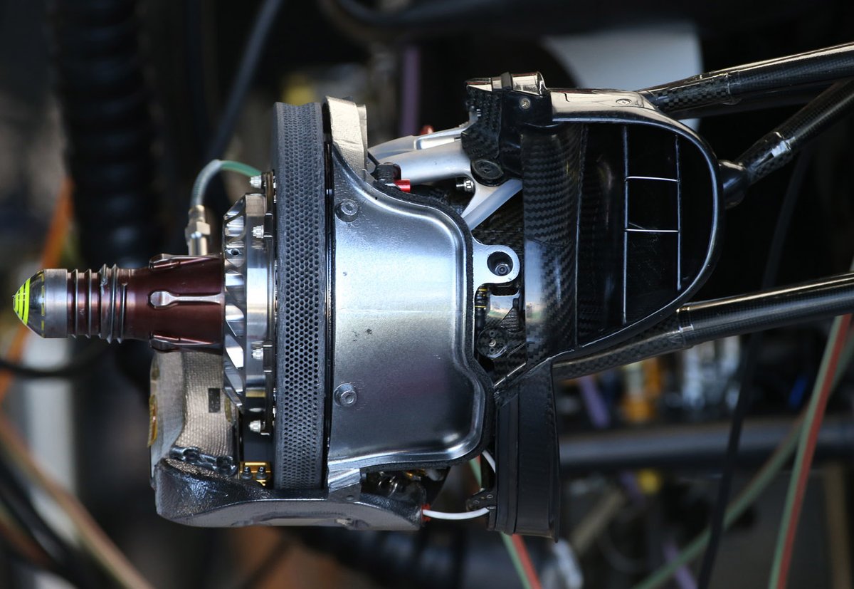 Haas VF-20 brake detail