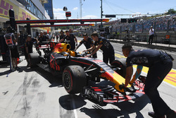 La monoposto di Daniel Ricciardo, Red Bull Racing RB13