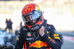 Max Verstappen, Red Bull Racing celebrates in parc ferme