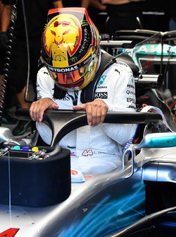 Lewis Hamilton, Mercedes-Benz F1 W08 mit Halo