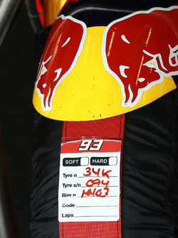 Llanta Michelin de Marc Márquez, Repsol Honda Team